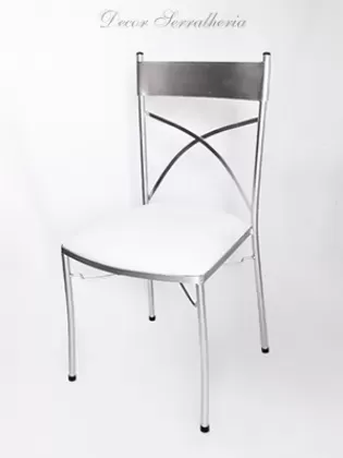 Cadeiras Cadeira modelo X Prata