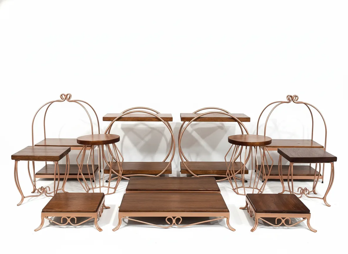 Kits Composição 019 - 12 peças cor rose gold