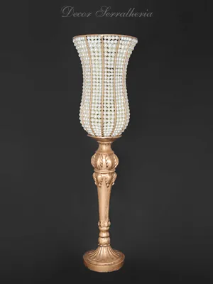 Vasos Vaso Verona - dourado cm pérolas
